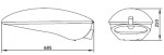 Размеры светильников консольных «Альфа» ЖКУ34, ГКУ34, РКУ34