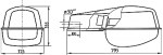 Размеры светильника консольного «Сириус» ЖКУ15
