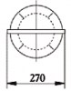Размеры светильника консольного «Гелиос» ЖКУ21