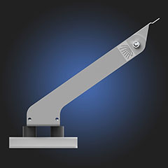 X122 - XENRE Скоба с базой и демпфером вибрации для светильников заливающего света