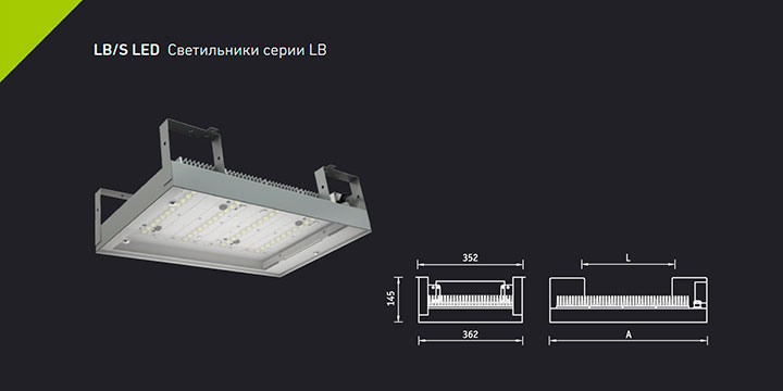 LB/S LED Светильники серии LB