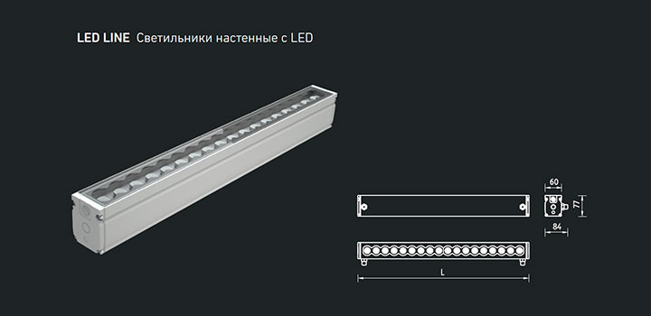 led line Светильники настенные с LED