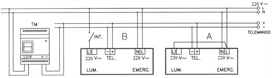 Схема подключения LED светильников постоянного/непостоянного типа работы